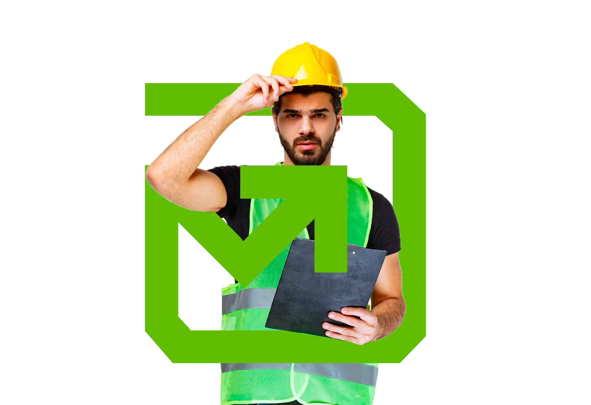 Técnico em Segurança do Trabalho MLG envolvido com o logo da empresa